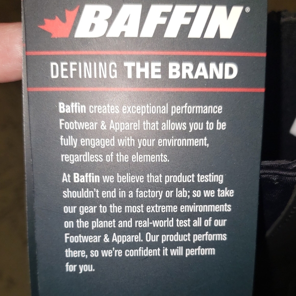 New black Baffin Cambridge leather waterproof 10 - Picture 15 of 16